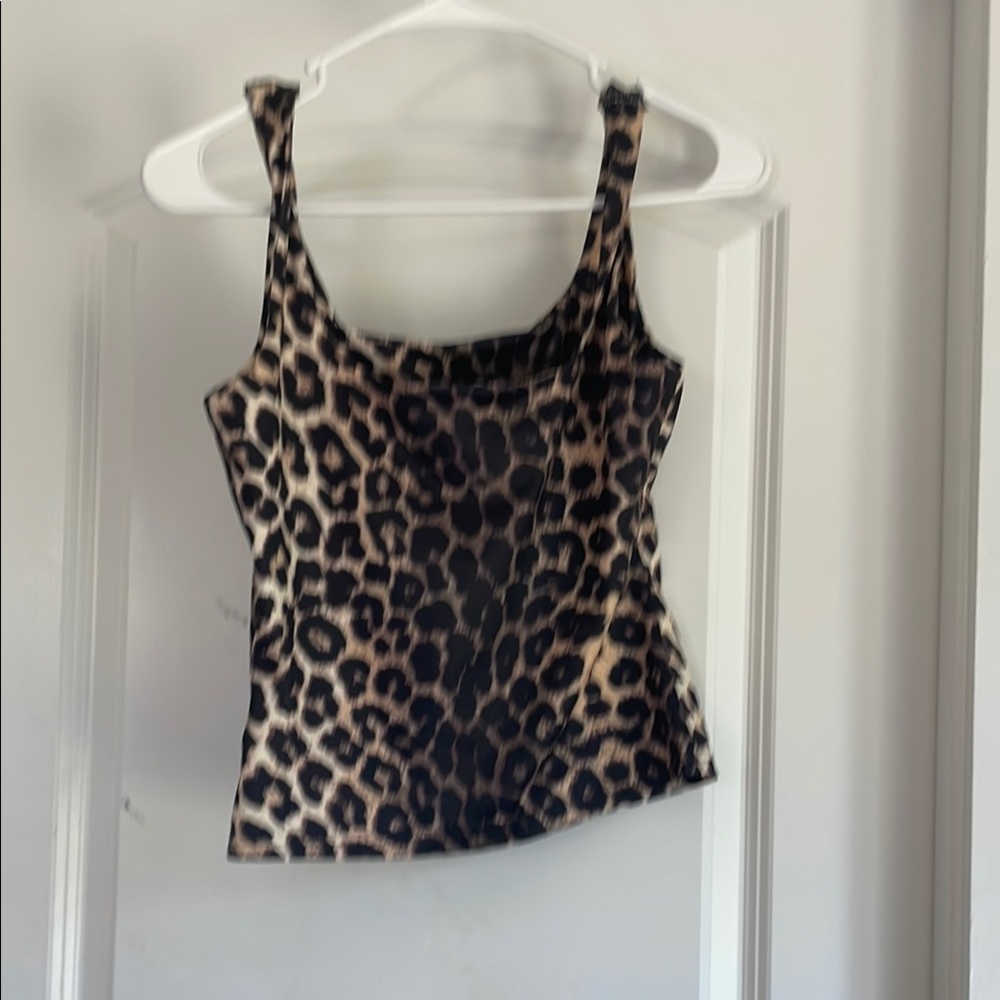 Leopard Print Women's Top